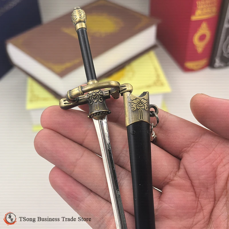 لعبة 21 سنتيمتر (8.26 بوصة) ملحقات الأفلام والتلفزيون من القرون الوسطى البرية نسخة الأسلحة المصغرة نموذج العرش آريا ستارك إبرة Swo #3