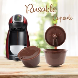 Nespresso 1pc Coffee Capsule Nestle Dolce Gusto Capsule Reusable Coffee Filter Capsule Machine Refillable Cafe Capsula