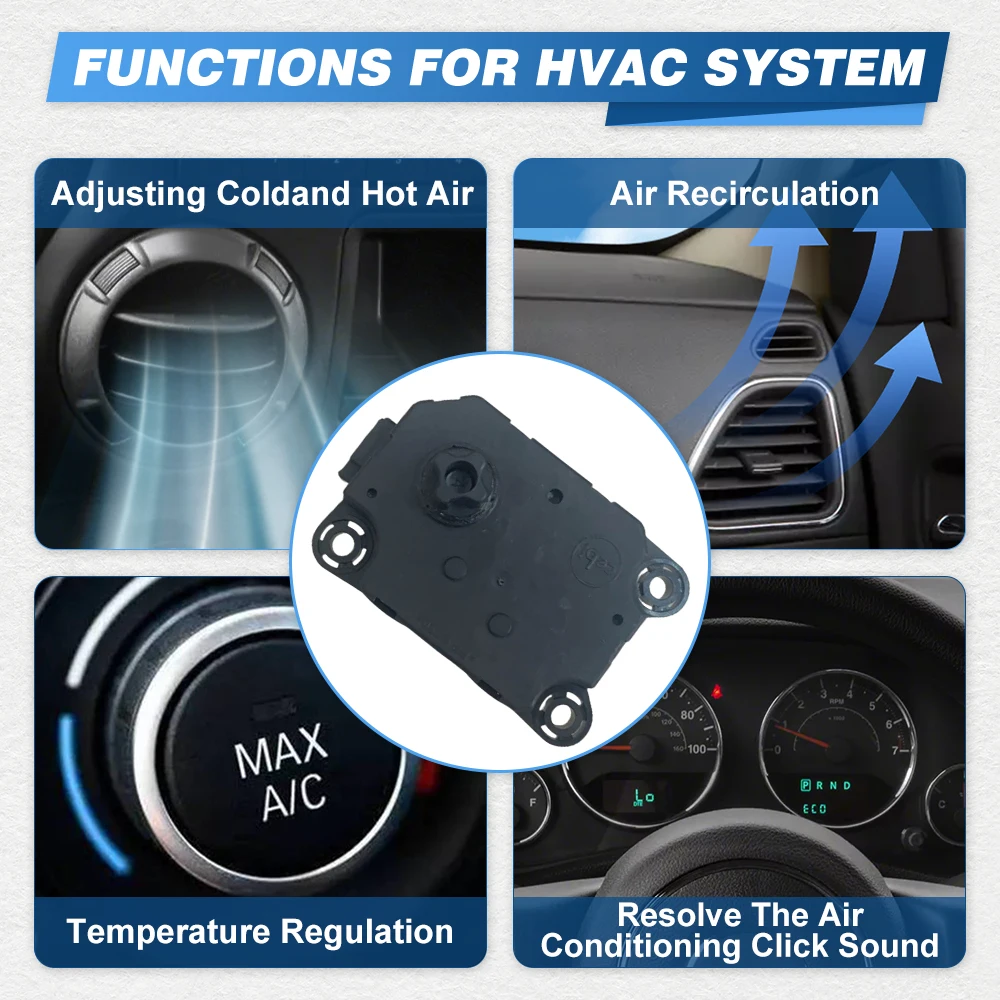 

HVAC Heater Blend Door Actuator For Buick Cadillac ELR SRX Chevrolet Cruze 604700 1574224 13372987 20782697 92215208 52433779R0