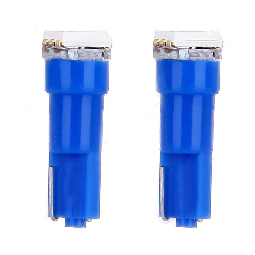 Pack of 20 T5 5050 1SMD Ice Blue Dashboard Gauge LED Wedge Lamp Bulb Lights