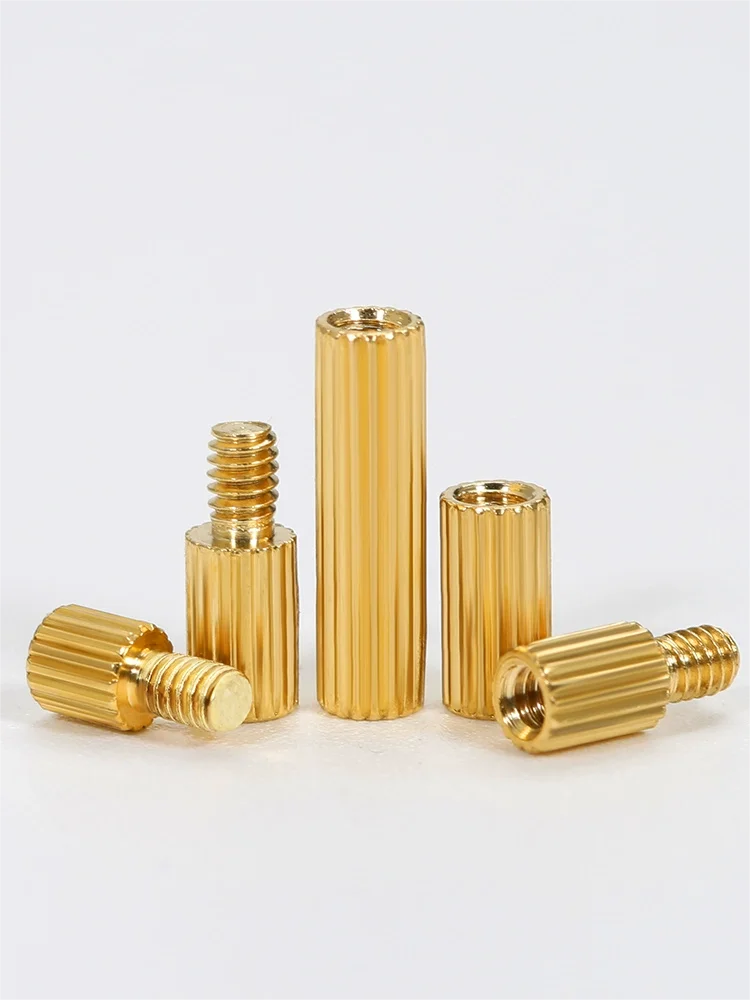 50 pcs M2 19 3mm Filetage Mâle En Laiton Rond Entretoise Entretoise Vis PCB Pilier