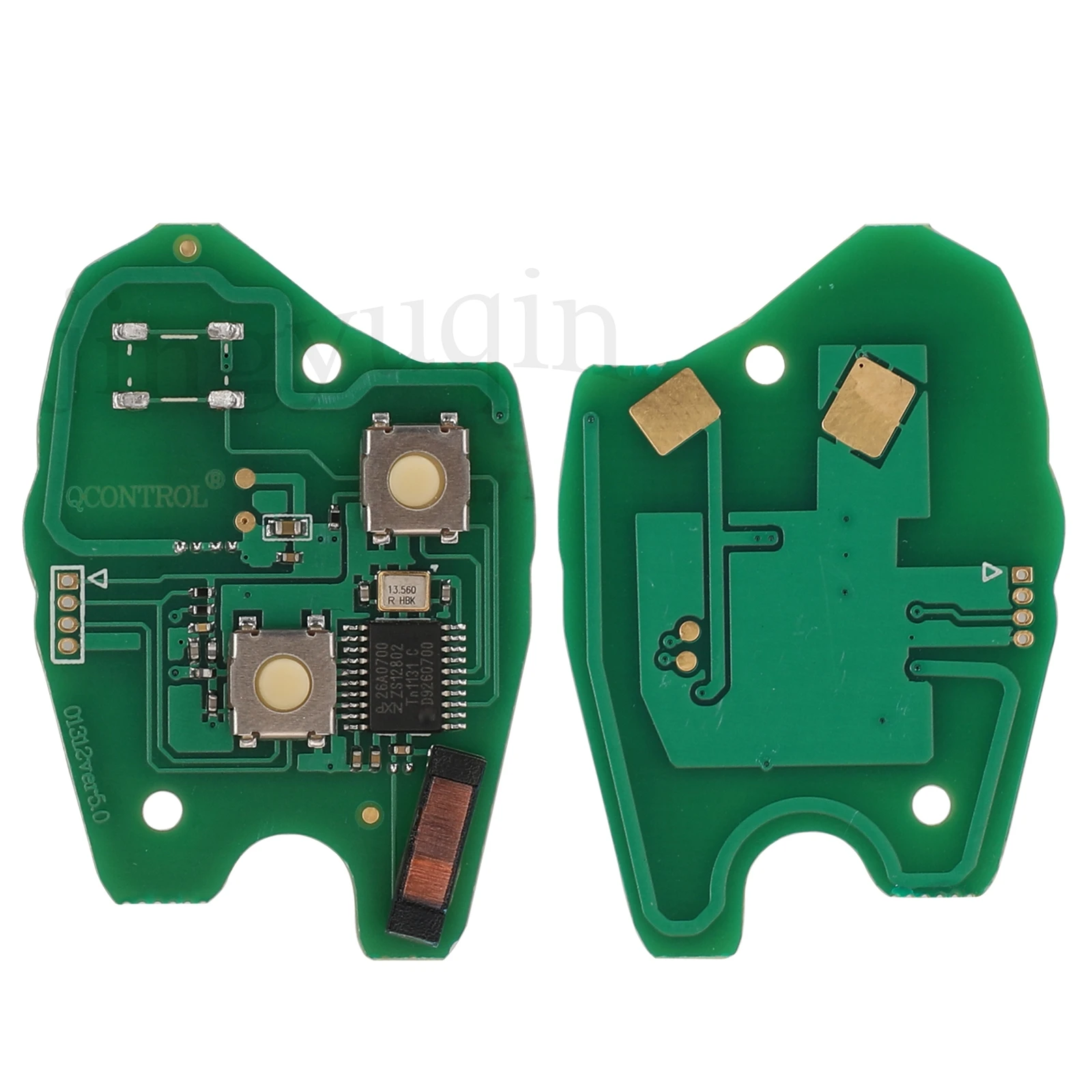 jingyuqin Remote Key Circuit Board For Renault Duster Modus Clio Twingo Logan 2/3Buttons 434MHz 4A-PCF7952 ID46-PCF7946/PCF7947
