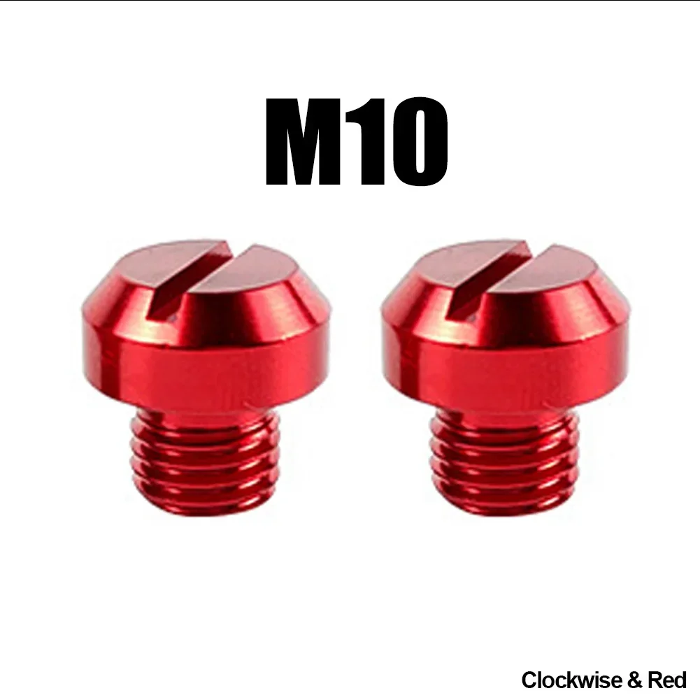 2PCS M8 M10 * 1,25 Motorrad Spiegel Loch Stecker Schraube Schrauben Für Yamaha Honda Kawasaki Suzuki BMW Aprilia Ducati universal