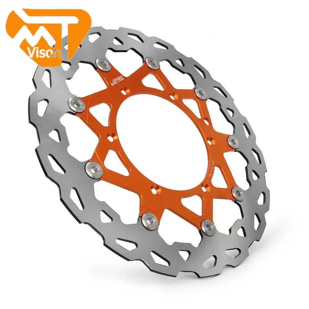 CNC 320MM Motorcycle Front Floating Brake Disc & Bracket For KTM MX520 SX520 XCG525 XCW525 EXC525 MXC525 SX525 XC525 EXR530R