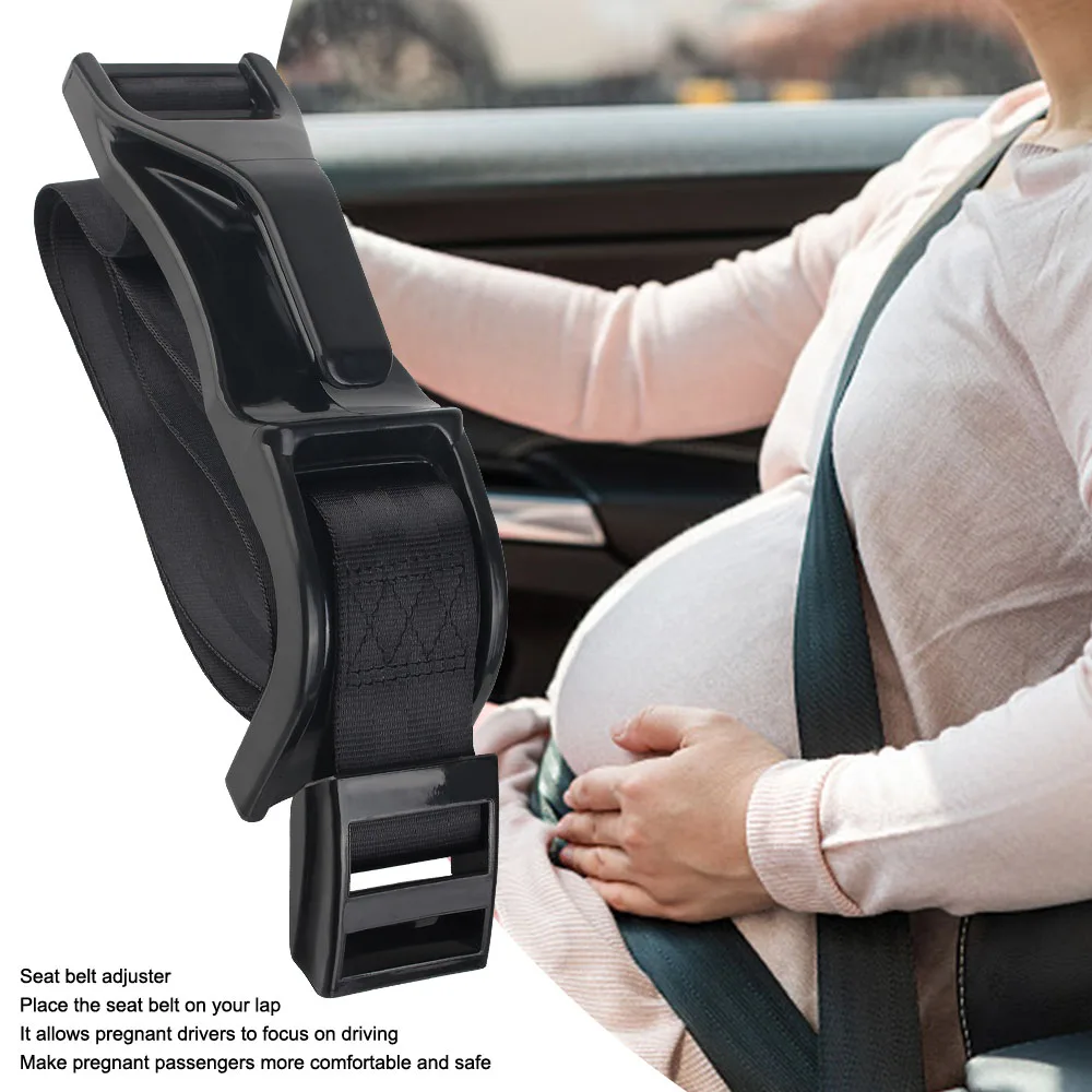 Safe Belt Pregnant Universal Pregnant Moms Belly For Maternity Car Accessories Woman Driving Seat Belt Adjuster Car Seat Belt image 2