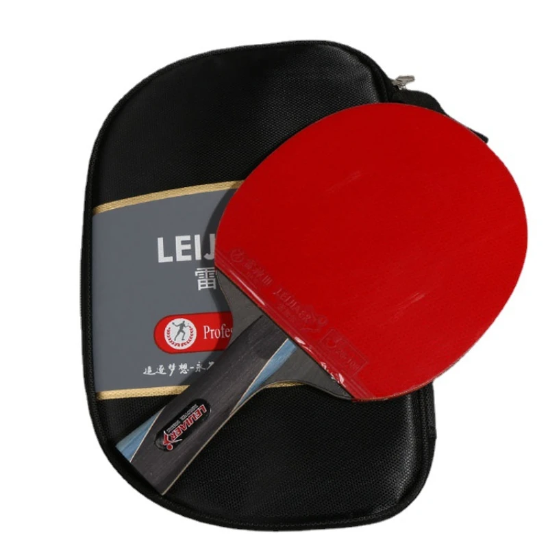 Leijiaer Cacb Lange Korte Handl Eprofessionele Training Tafeltennisracket 1 Set Geavanceerde Tafeltennisracket