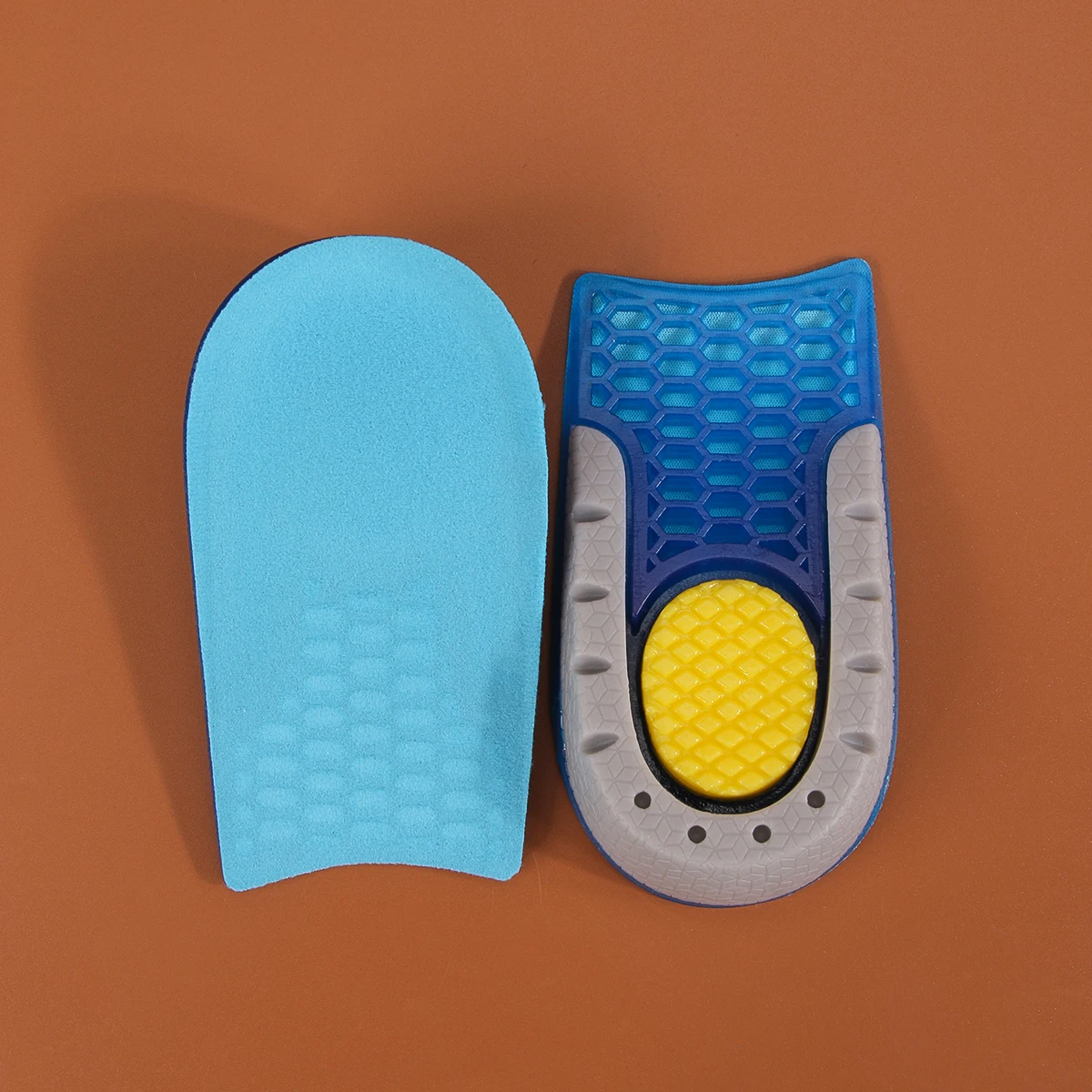 Silikon-Einlegesohlen zur Erhöhung der Körpergröße, 1 Paar, stoßdämpfende Fersenpolster, Einlagen zur Höhenerhöhung der Schuhe für Männer und Frauen, 1,5 cm – Detail 9