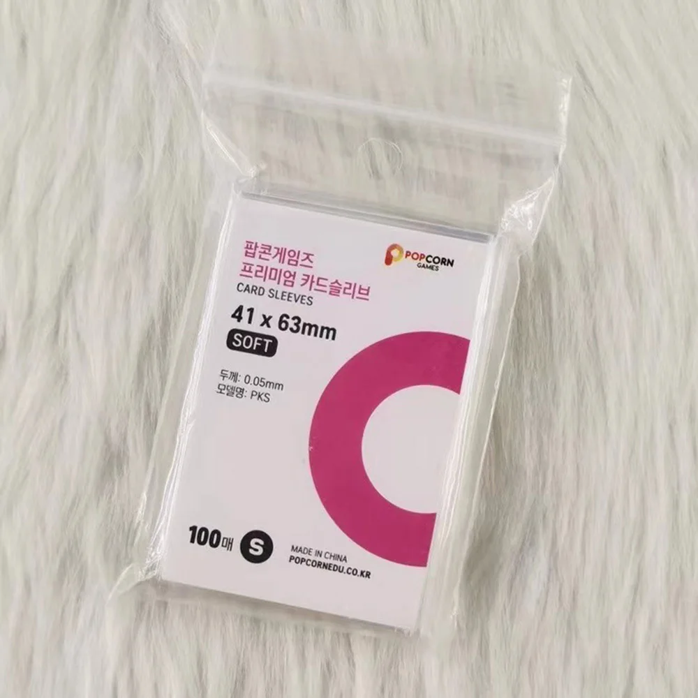 100/50pcs Korea Card Sleeves Clear Acid Free CPP HARD 3 Inch Photocard Holographic Protector Film Album Binder image 5