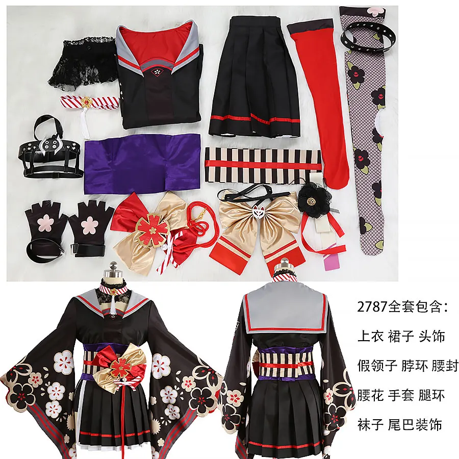 أزياء كوساكا واكامو التأثيرية الجديدة، الهالوين، عيد الميلاد، لعب الأدوار، الهزلية، مخصصة، Mooyiyi، أرشيف جديد 2025 كيمونو مثير