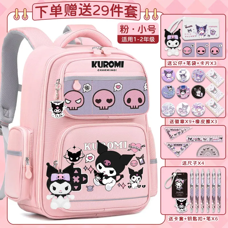 Sanrio New Clow M Student Schoolbag Lightweight and Large Capacity Stain-Resistant Casual  Pad Waterproof Cartoon Backpack