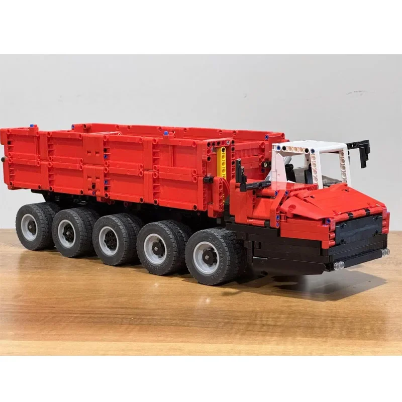 MOC-29987 Rosso Nuovo Camion da trasporto merci TH.680 Versione manuale Building Block Model1512Parts Ragazzi Bambini Building Blocks Giocattoli Regali