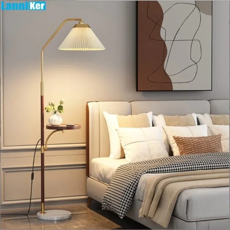 

Modern Led Floor Lamp Living Room Sofa Table Upright Desk Lamp Bedroom Marble Floor Lighting Metal Decorative Lighting Fixtures