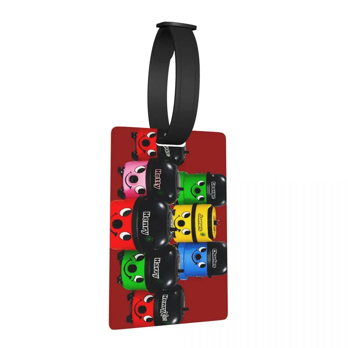 

Багажные бирки Генри Гувер и друзья, аксессуары для чемодана, милые дорожные бирки для багажа, держатель этикетки, идентификационное имя, адрес