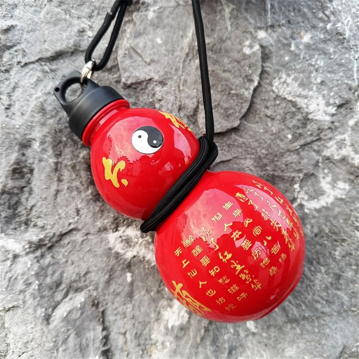 زجاجة مياه القرع A71P، زجاجة مياه الشرب العصرية، زجاجة مياه القرع الكلاسيكية للأبطال الصينيين القديم باللون الأحمر