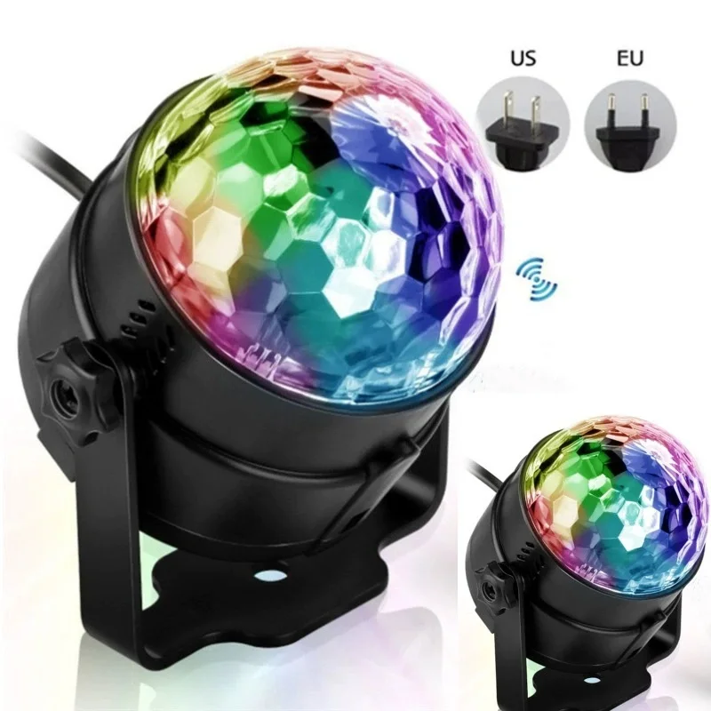 

Portable Disco Ball Indoor Stage Light Floor With Remote Control For Home Room Parties Wedding Birthday Pocket-Sized Lamps