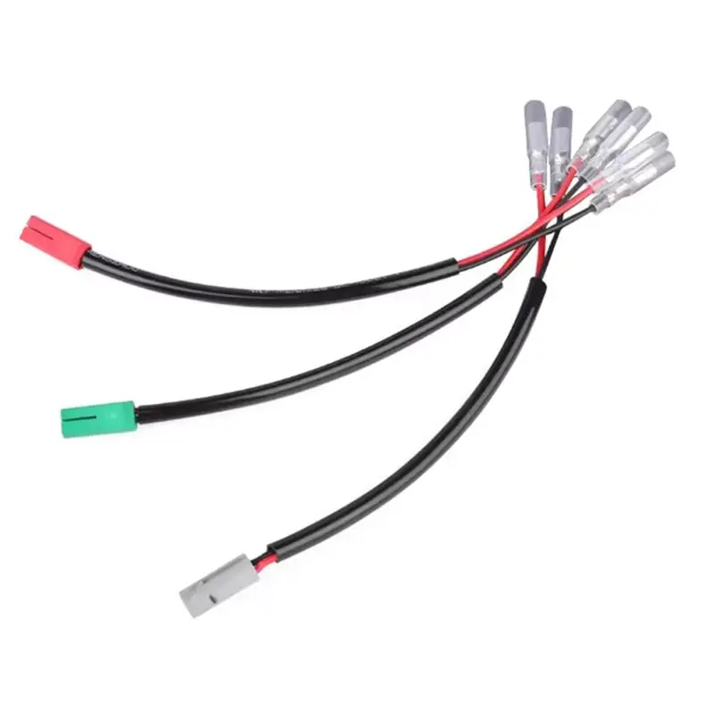 

3PCS License Plate Light Turn Signal Adapter Plug For Adv DUKE RC 390 250 200 125 Motorcycle Connector Harness