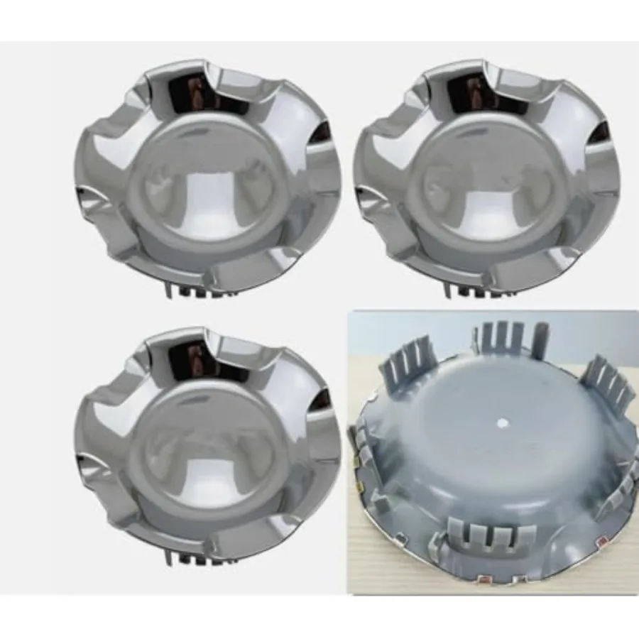 

4PCS Polished Aluminum Cover Wheel Center Caps Hubcap Cover 20" 5-Spoke Wheels Only Compatible with Chevrolet Silverado Avalanc