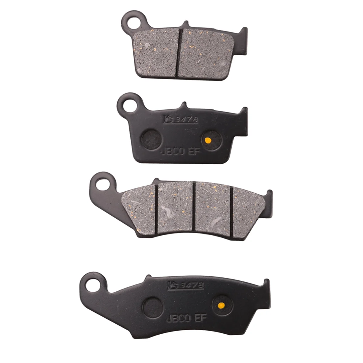 Motorcycle Front and Rear Brake Pads Disc Brake Pads for YZ125 YZ250 YZ450 YZ450F