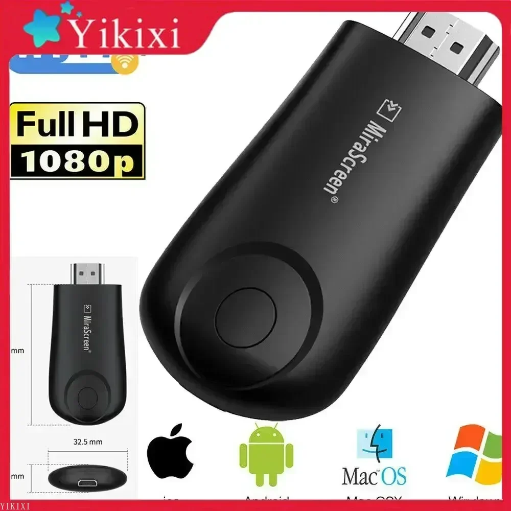 

E9 TV Stick 1080P HDMI-compatible Wireless Wifi Display Dongle Miracast With AirPlay DLNA Full HD Mirror Screen For IOS Android