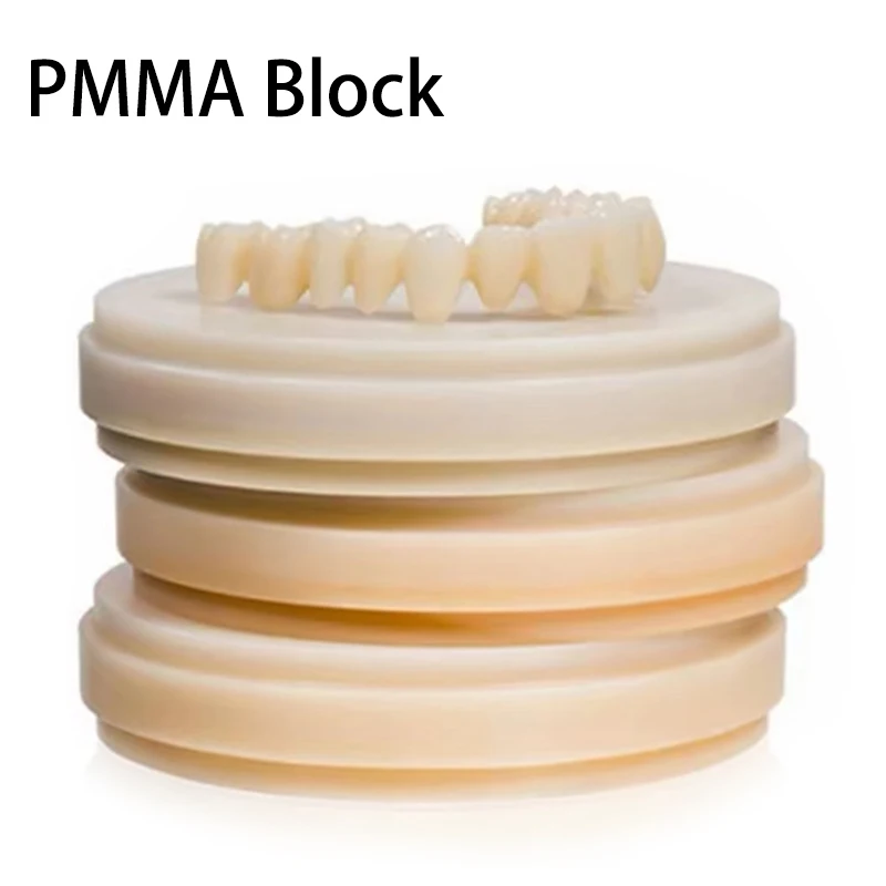 5pcs 98mm Dental PMMA Block CAD CAM Mlling Disc A1 A2 A3 For Dental Laboratory