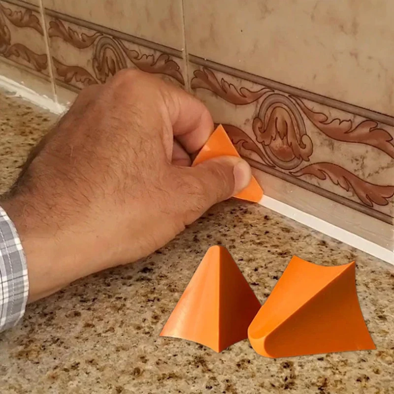 1/2Pcsเครื่องมือReusable Joint Sealant Spreader Spatula Scraperสําหรับกระเบื้องหน้าต่างGrout Edge Removalครัวตะเข็บเครื่องมือ