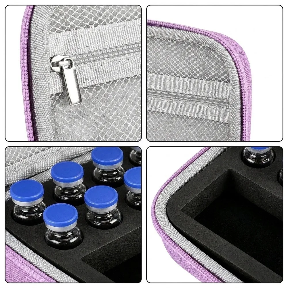 Peptide Storage Solution with Dimensionally Stable EVA Frame and Breathable Fabric Covering for Ventilation Control