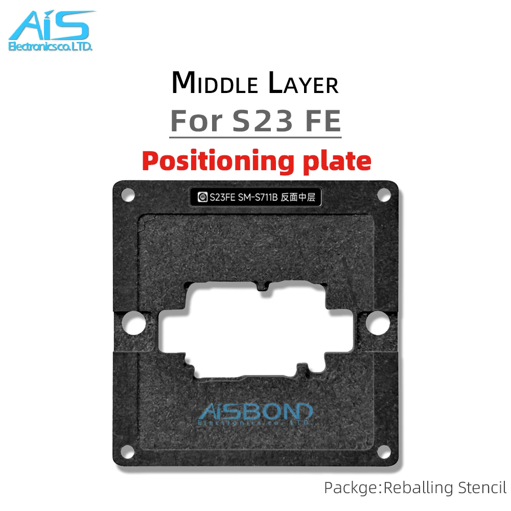 AMAOE SM-S8711B Middle Layer Reballing Stencil Template For Samsung S23FE S23 FE SM-S8711BE Solder Tin Planting Net