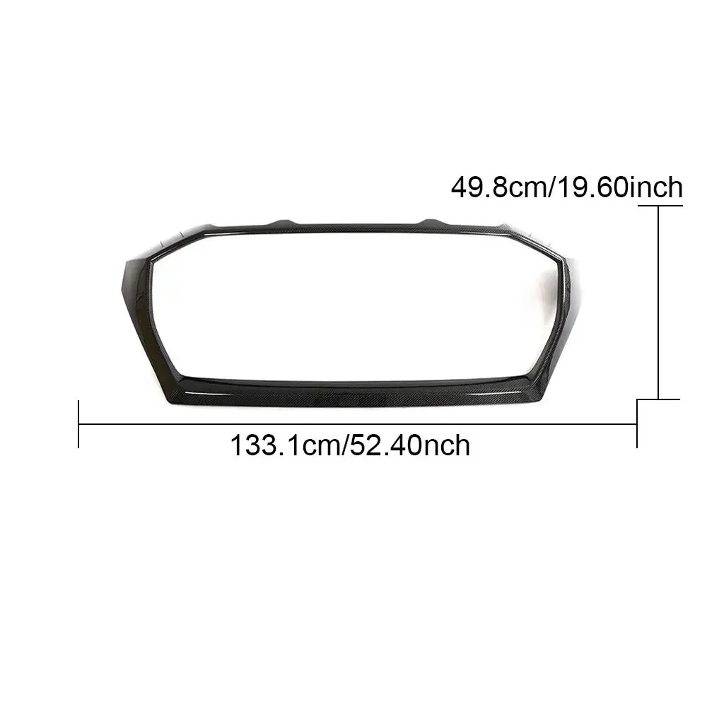 RSQ8 Carbon Fiber Front Mesh Grill Grille For Audi RSQ8 Base Sport Utility 4-Door 2021