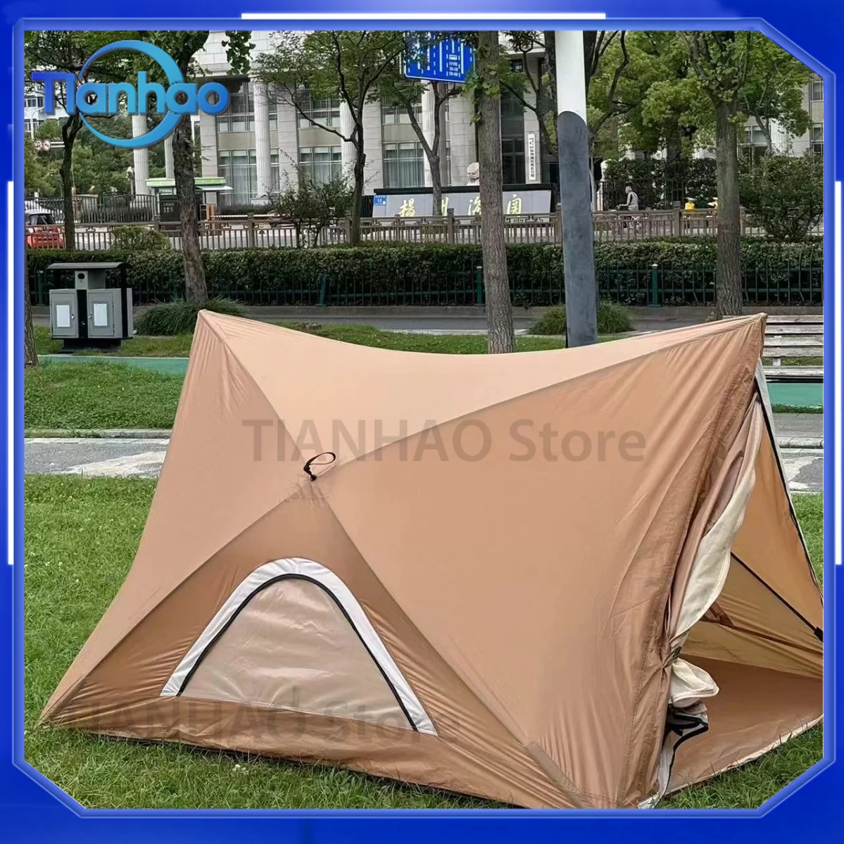 Low-Cost Outdoor Camping Waterproof Tent for Automatic Pop-Up Car Tent