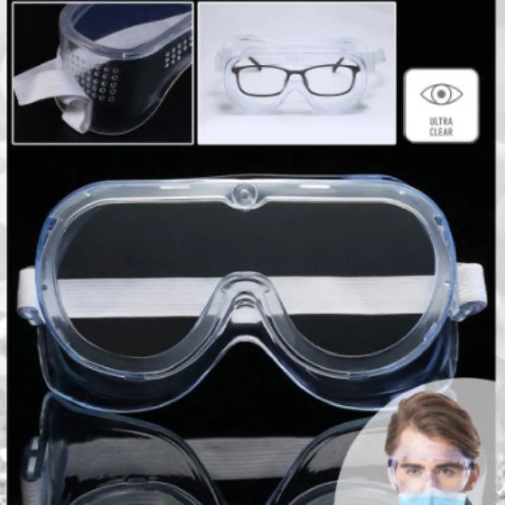 PVC Clear Goggles Simplicity Transparent Anti Splash Eye Protection Glasses Eye Protective