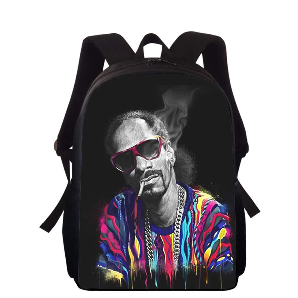 Rap Dogg 16 "3D-Druck Kinder Rucksack Grundschule Schult aschen für Jungen Mädchen Rucksack Schüler Schulbuch Taschen