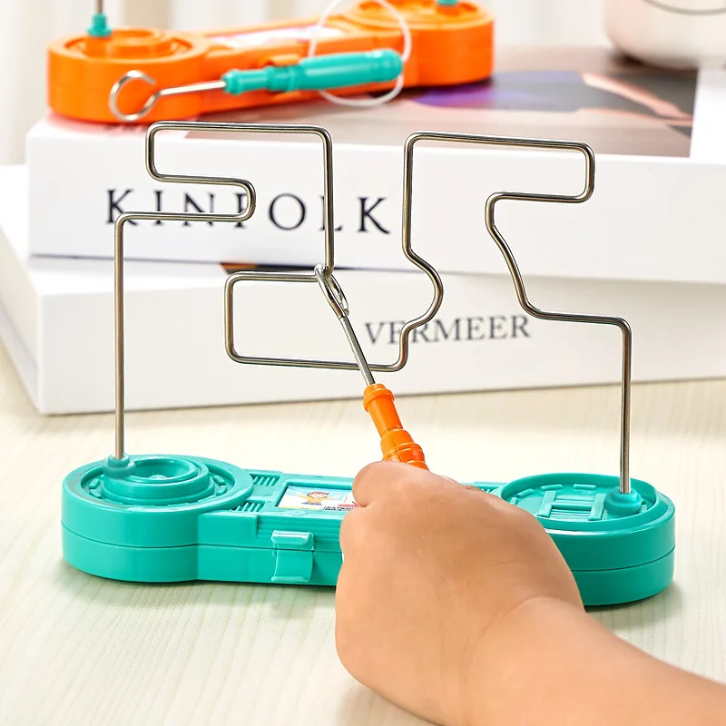 Kids Collison Electric Shock Toy Education Electric Touch Maze Game Party Funny Game Science Experiment Toys for Children Gift image 4