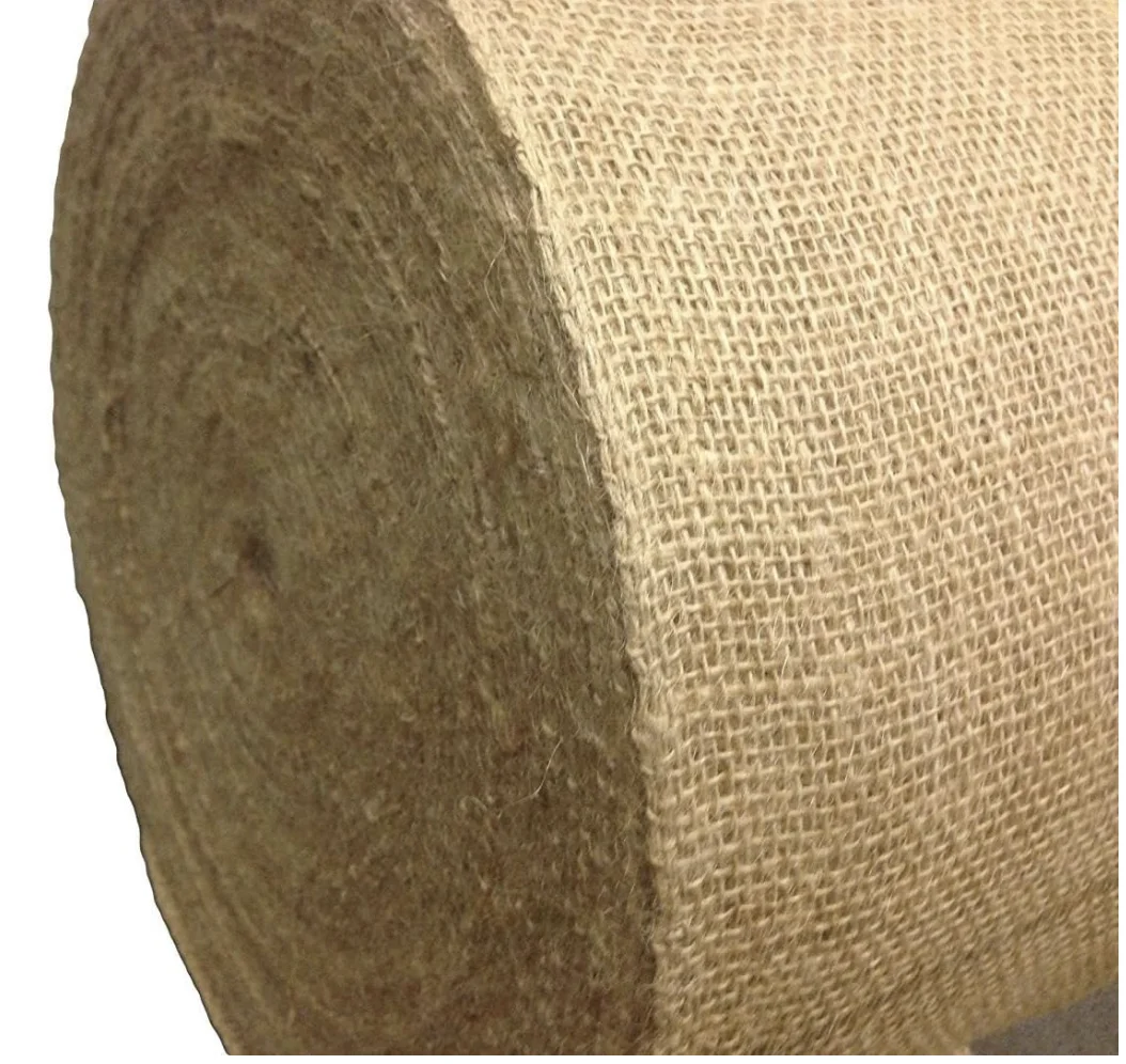 

Designz 14" Wide 100% Natural Jute Upholstery Burlap Roll (5 Yards)