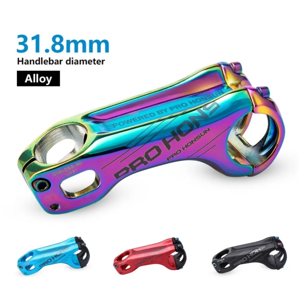 

Сверхлегкий вынос велосипеда PRO HONSUN, 31,8*70/90 мм, подъемный руль MTB шоссейного велосипеда -17 градусов, детали выноса велосипеда MTB