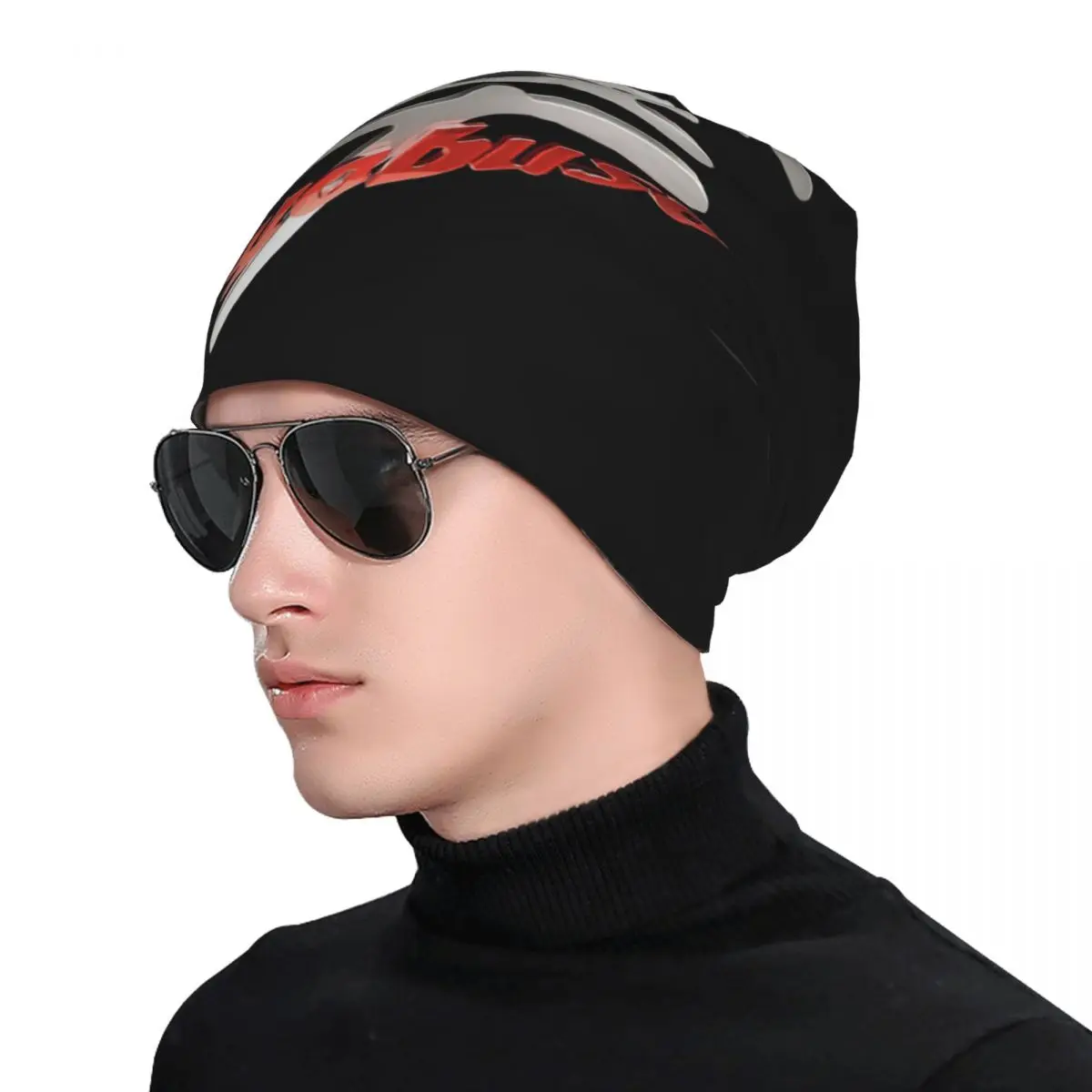 Suzuki Hayabusa-Motorcycle-Logo Warm Knitted Cap Fashion Bonnet Hat Autumn Winter Outdoor Beanies Hats for Men Women Adult