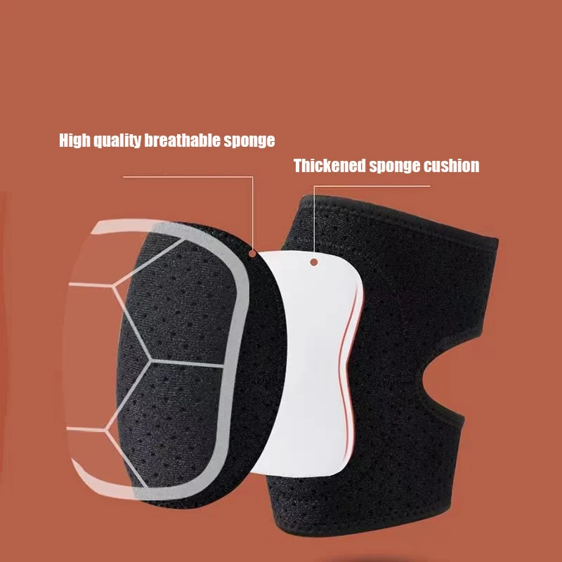 For Dancing Volleyball Yoga Women Kids Men Kneepad Patella Brace Support Fitness Protector Work Gear EVA Knee Pads