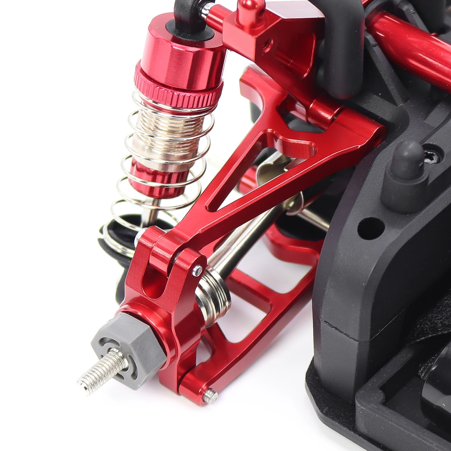 MJX Hyper Go 14303 14302 14301 Metal Steering Cup/Shock Tower Brackets/Front Rear Upper Low Swing Arm For 1/14 RC Upgrade Parts