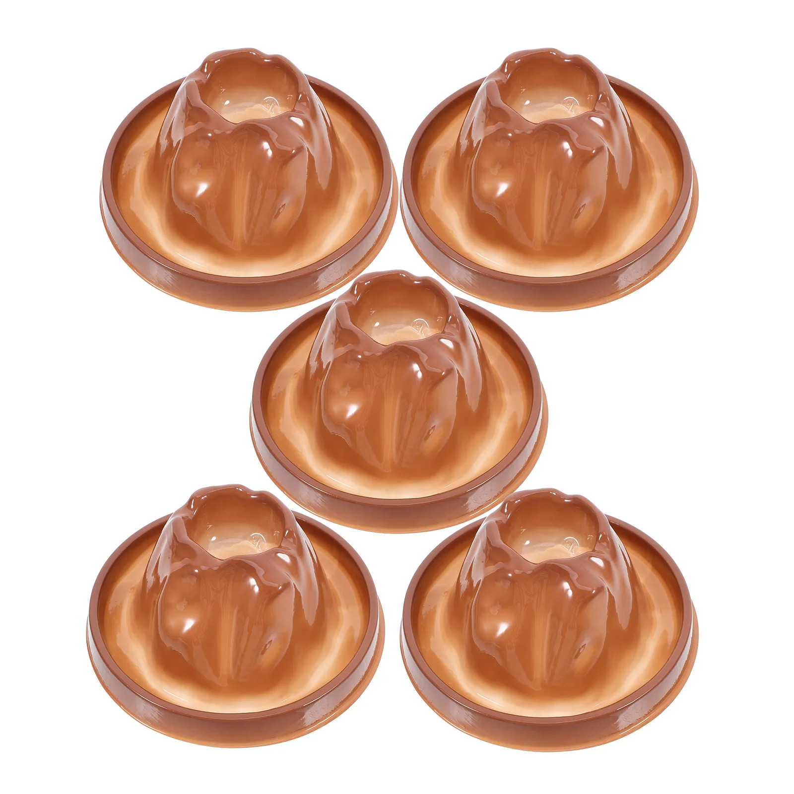 

5Pcs Volcano Core Plastic Stable Scientific Eruption Props DIY Volcanic Experiment Educational Science Project Kits for Kids