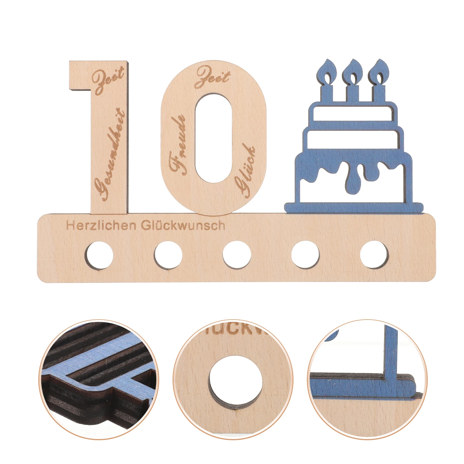 

10 Wooden Guestbook Sign Number St Creative Birthday Guestbook Gift Home Decor Party Supplies Tabletop Anniversary