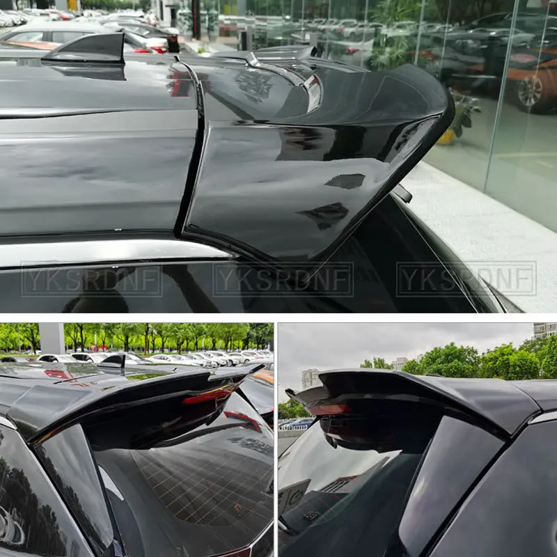 For Nissan New X-Trail Rogue T33 2020 2021 ABS Plastic Unpainted Color Rear Spoiler Wing Trunk Lip Boot Cover Car Styling