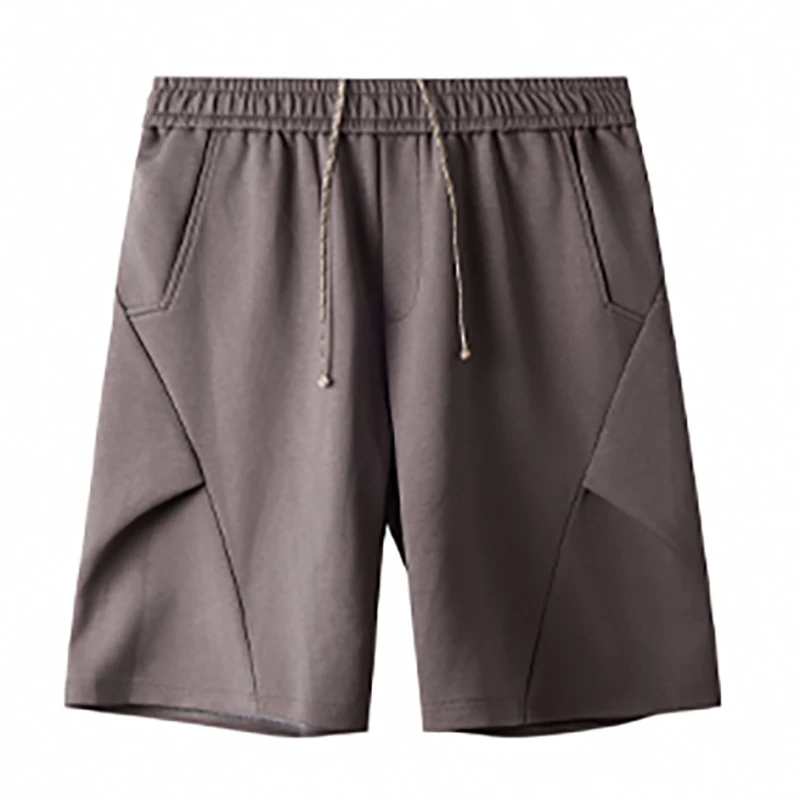 

Летние мужские новые хлопковые шесть брюк, спортивные брюки в гонконгском стиле, свободные повседневные трендовые модные однотонные уличные шорты