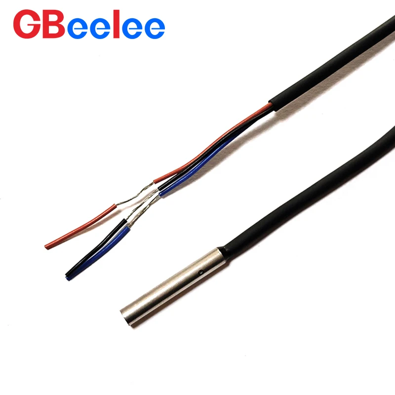 30 Uds. Micro sensores de Metal subminiatura de Stock del fabricante sensores inductivos de proximidad cilíndricos pequeños de 3 líneas