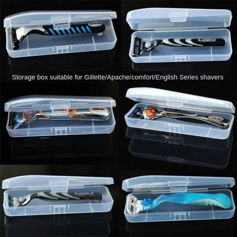 Stylish and durable shaving storage box for men's razors and keep your razors easy to carry and keep clean