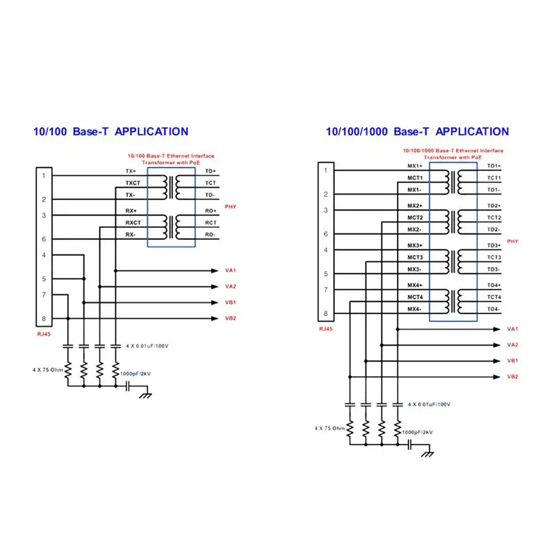 Stylish-4X DP1435 POE Module 5V 2.4A IEEE802.3Af Without Capacitance Supports 100M 1000M POE Module