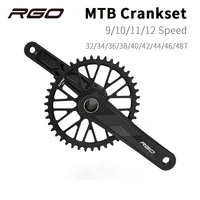 RGO 1 x 10 11 Platos y bielas de 12 velocidades Diente de águila para MTB XC / TR / AM 170 mm, 32T/34T/36T, BB68/73 Juego de platos
