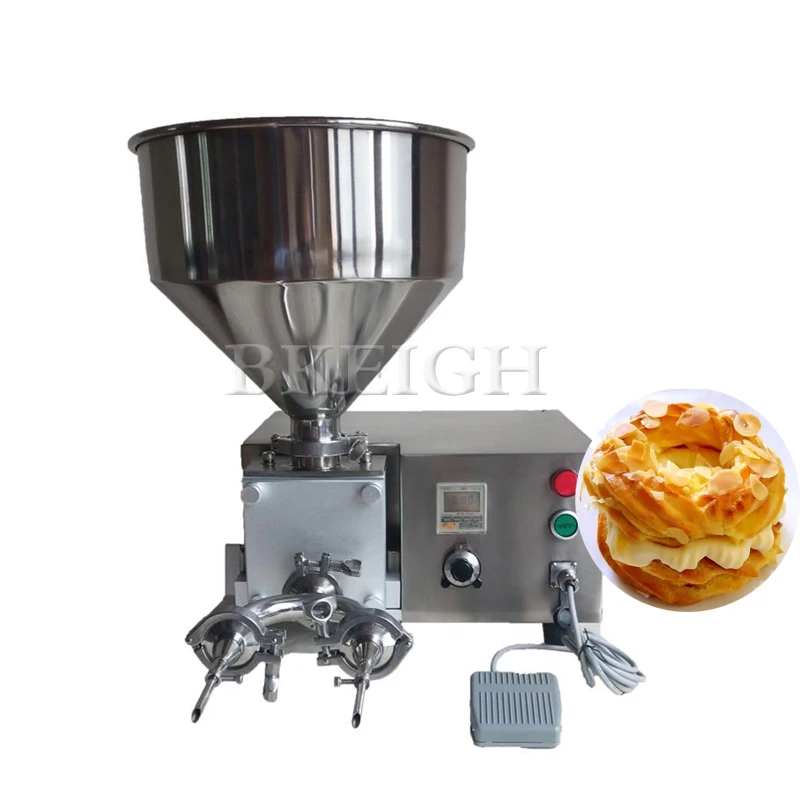 Commercial Puff Injection Machine/Cream Chocolate Paste Filling Machine