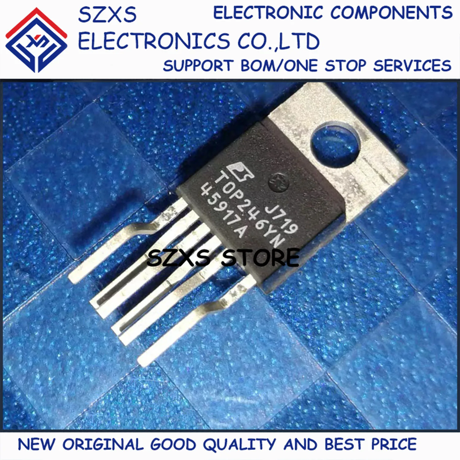 New Original 10Pcs TOP242YN TOP243YN TOP244YN TOP245YN TOP246YN TOP247YN TOP248YN TOP254YN TO-220 In Stock Power Management Chip