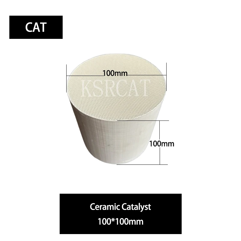 

High quality Euro 3 catalyst 100*100mm exhaust catalysts honeycomb filter ceramic catalytic converter filter