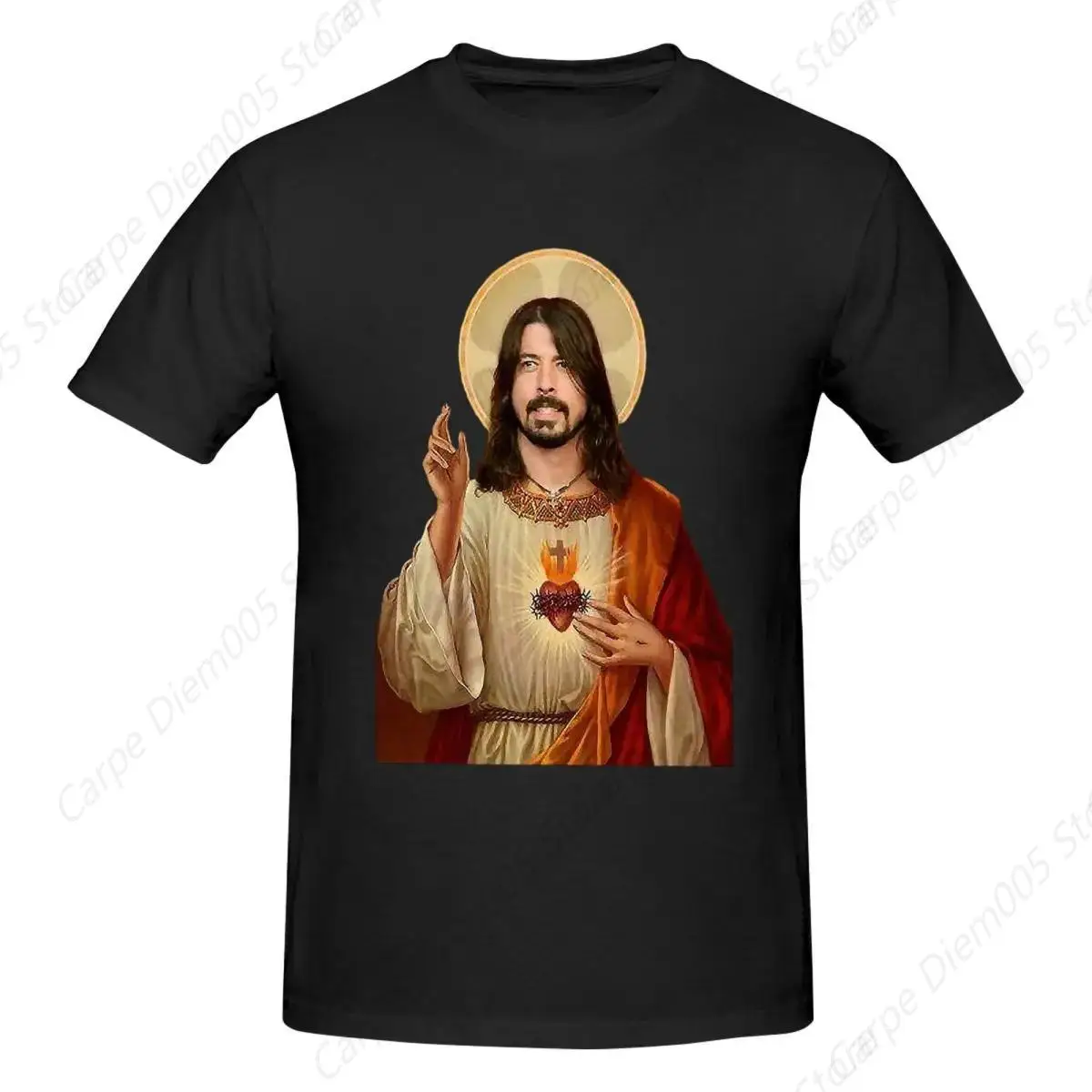 

100% Cotton Jesus T-Shirt Men'S Funny Oversized T Shirt Men O-Neck Summer Shirts Tops S-6xl