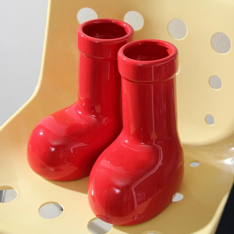 

INS style ceramic boots vase, home decoration shoes ornaments, Christmas decorations, Christmas gifts ideas